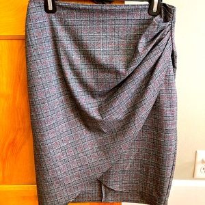 ZARA faux wrap skirt